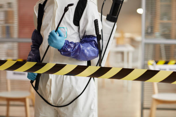 Professional Sewage Cleanup technician working in Gillsville, GA